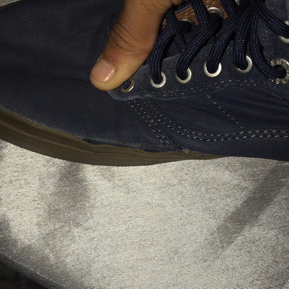 Vans navy blue mid tops size 8 - Picture 5 of 5